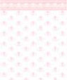 Dollhouse Miniature 1/4" Scale Wallpaper: Kathleen, Rose